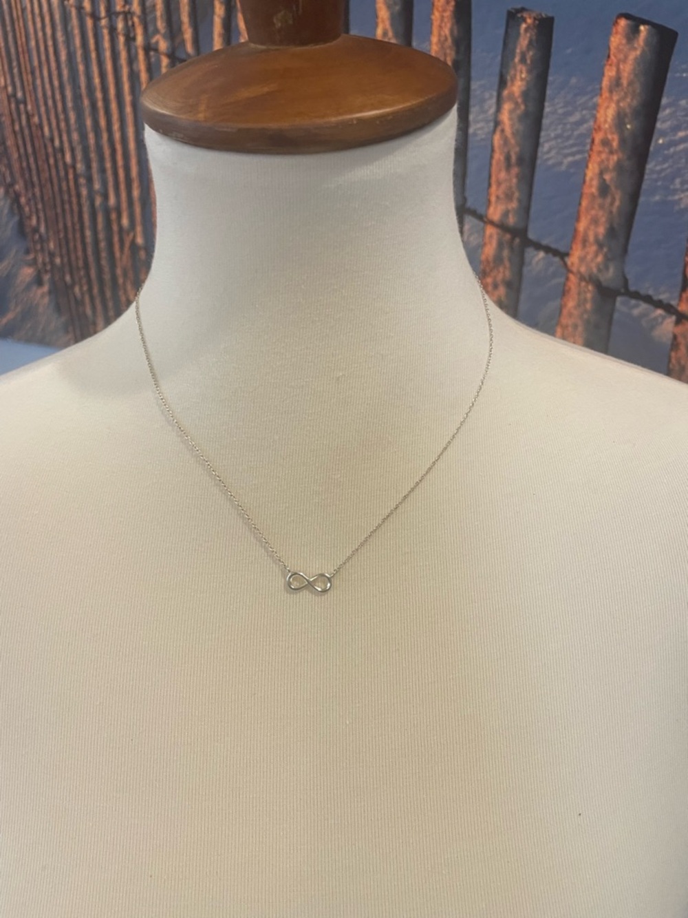 Silver Infinity Pendant Necklace - Women Jewelry
